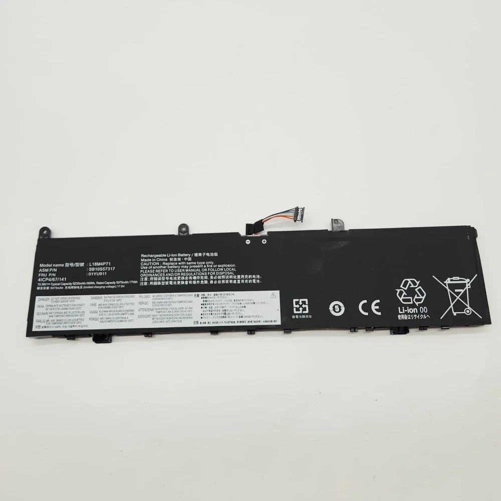 RHKRKQN L18M4P71 Battery for Lenovo ThinkPad X1 Extreme P1 Gen 1/2 80Wh